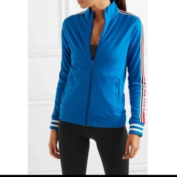 Tory Burch Sport Side Stripe Track Jacket,Size SP - Picture 2 of 13